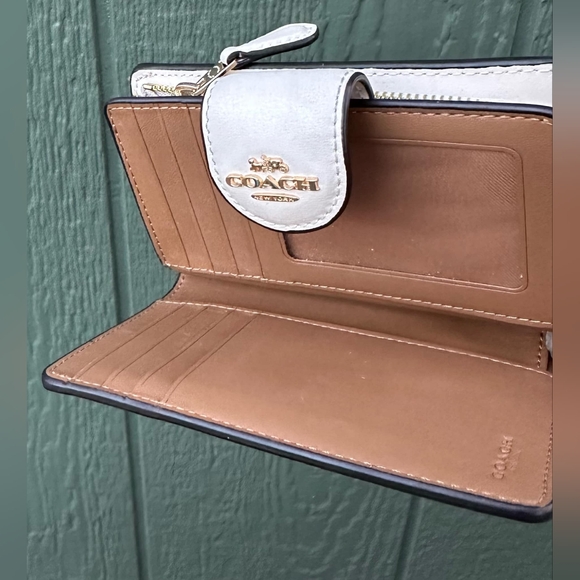 Coach Cream Cherry Print Tote Bag - Picture 7 of 12